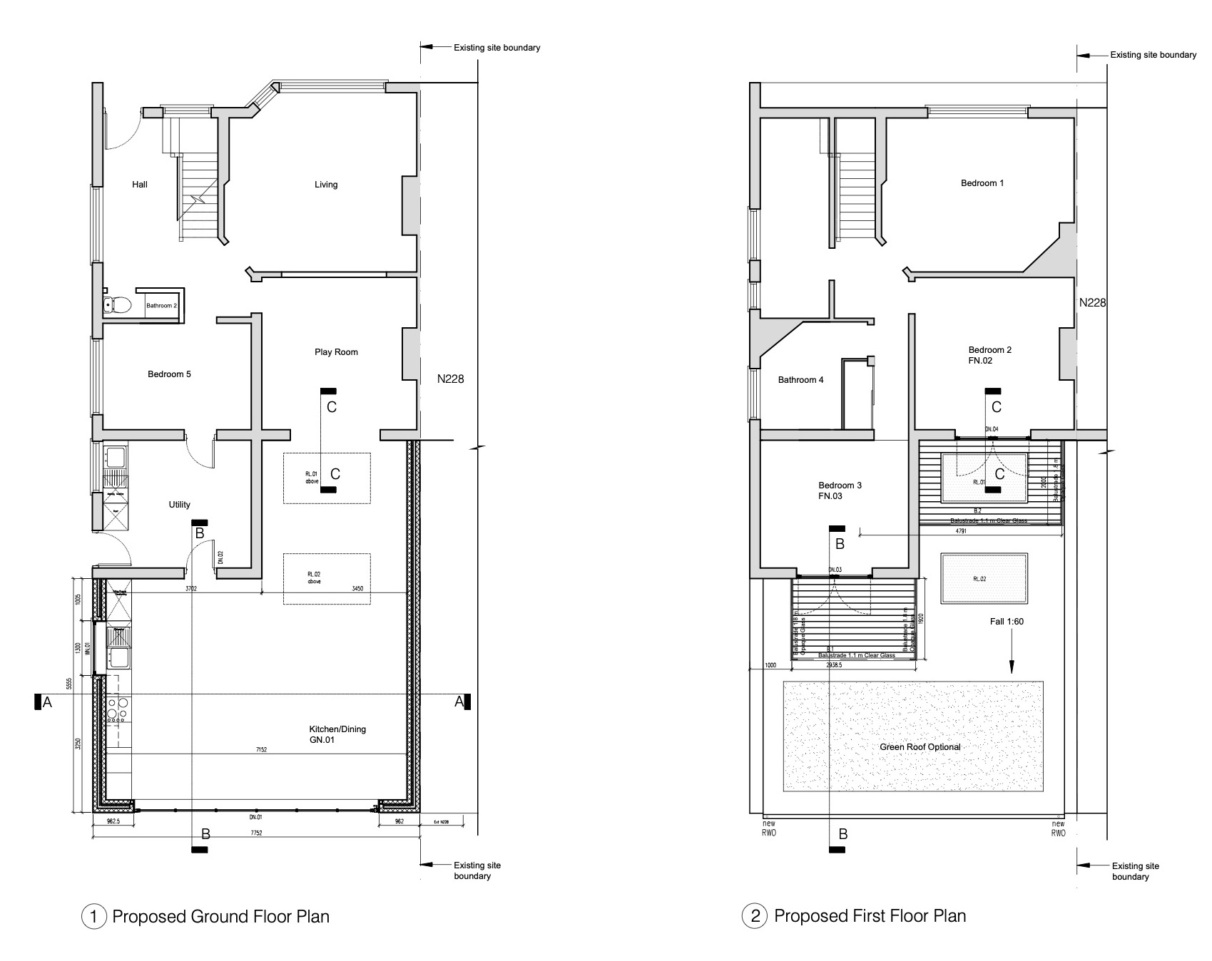 floor plan by Architects Cambridge UK