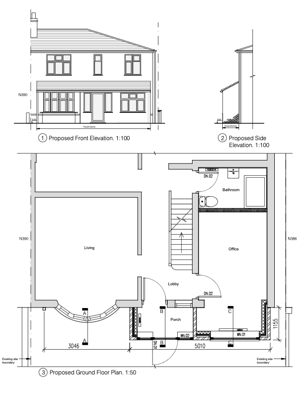 Front extension and Garage Conversion in Cherry Hinton, Cambridge