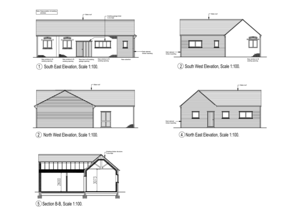 Conversion of Agricultural Building to Residential House with Ground Floor Extension in Burwell