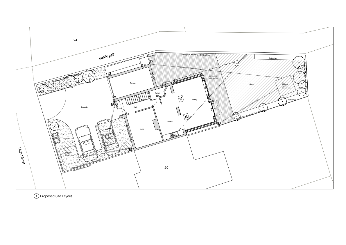 Ground Floor Rear Extension and First Floor Side Extension above the existing garage in Mepal