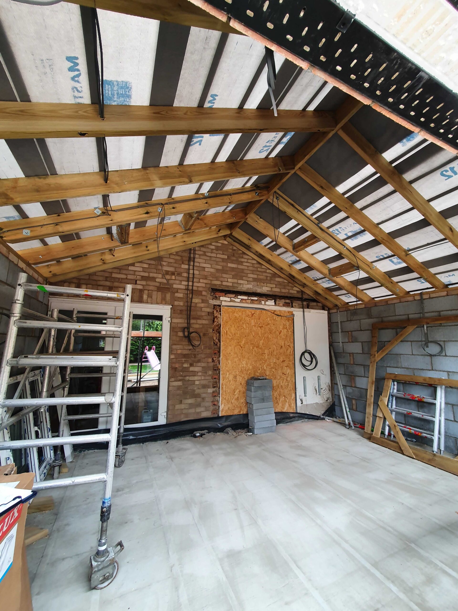 Ground Floor Rear Extension and First Floor Side Extension above the existing garage in Mepal