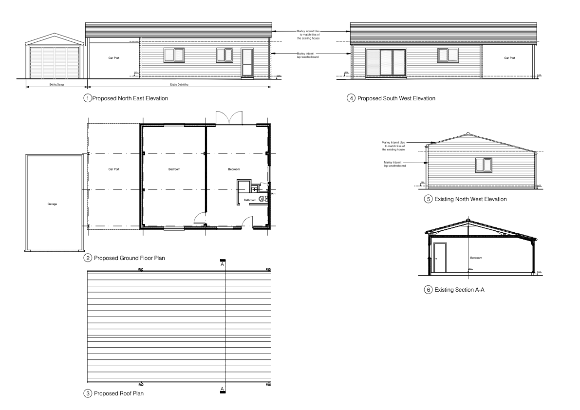 Modification of the existing outbuilding to create a Granny Annex in Oakington