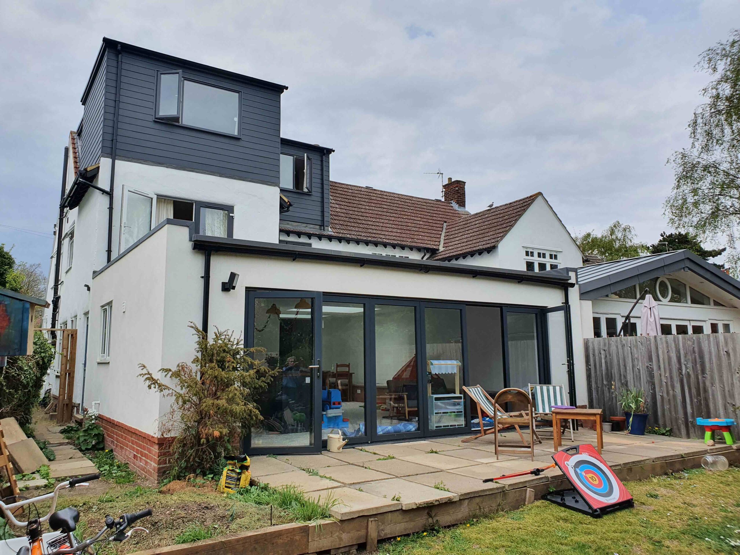 Single Storey Flat Roof Rear Extension in Milton Road, Cambridge
