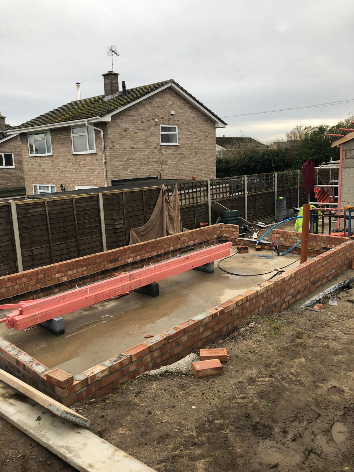Single Storey Rear Extension and replacement of existing garage with New Outbuilding in Sutton