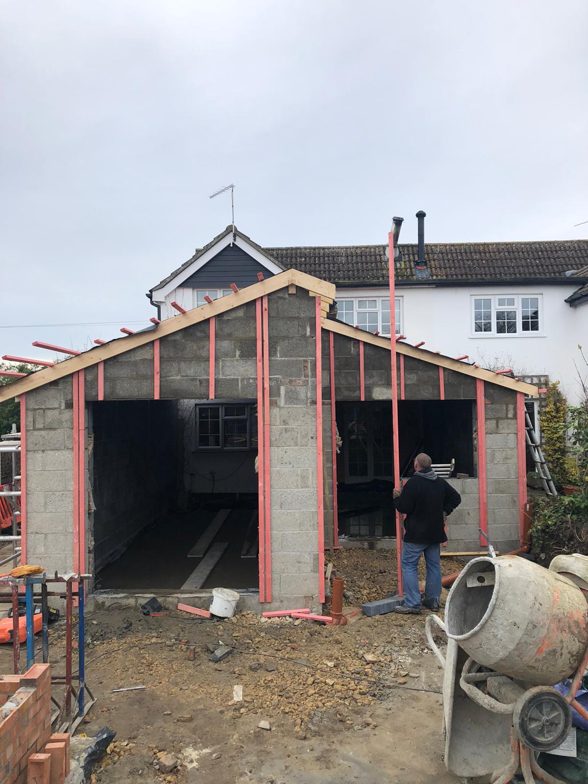 Single Storey Rear Extension and replacement of existing garage with New Outbuilding in Sutton